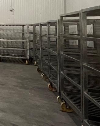 Carrelli in acciaio inox