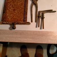 2 Maniglie, 1 Tenaglia e 1 valvola per focolaio