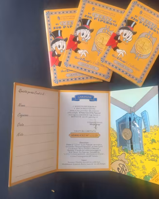 Walt Disney’s 1° Cent Zio Paperone Blocco 4 pezzi