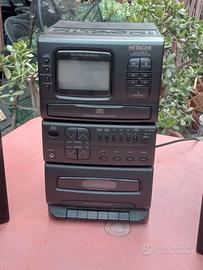 Mini Sistema hi fi Hitachi AX-3E  radio am/fm-lett
