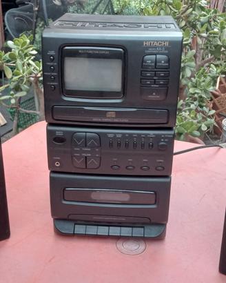 Mini Sistema hi fi Hitachi AX-3E  radio am/fm-lett