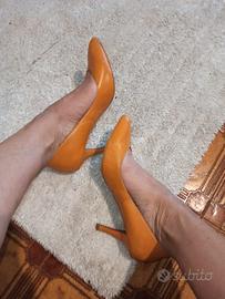 scarpe con tacco gialle usate molto 37 Décolleté 