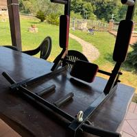 Attrezzo multifunzione , trazioni,Dips, addominali