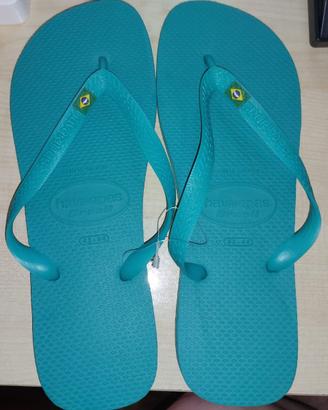 Infradito Havainas Turchesi Taglia 45-46 EU Nuove
