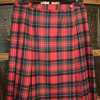 Kilt scozzese taglia 46 donna lana made in italy