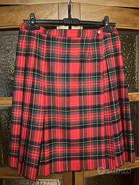 Kilt scozzese taglia 46 donna lana made in italy