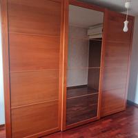 Armadio a 3 ante di qualità color ciliegio 