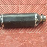 marmitta moto sfiltrata 