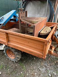 Motocoltivatore carretto e accessori