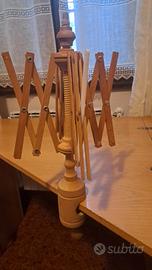 DIPANATORE LANA O COTONE IN LEGNO 