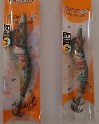 Coppia esche pesca totani e calamari 