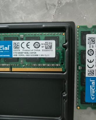 kit memorie portatile 4gb x 2