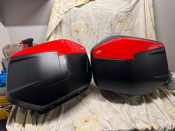 Valigie multistrada rosse