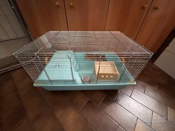 Gabbia per criceti e roditori completa