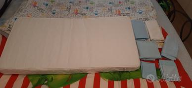 Materasso lettino + lenzuola