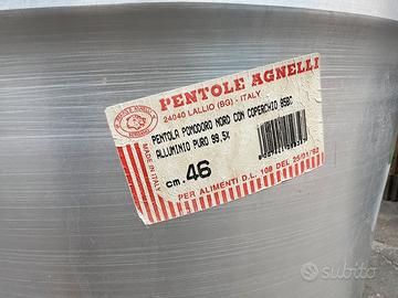 Pentola pomodoro in alluminio agnelli 46cm