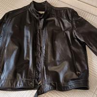 Giubbino pelle con zip