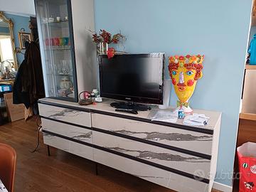 credenza con vetrina centro veneto del mobile 
