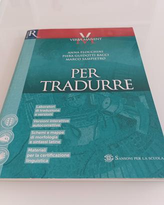 Libro latino Verba Manent per tradurre 
