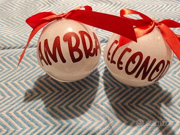 Palline di Natale con nome