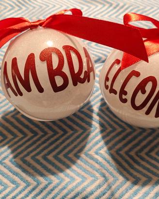 Palline di Natale con nome