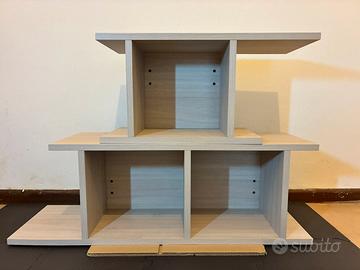 Mensola/Libreria a cubi da muro
