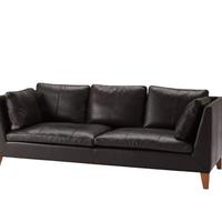 Divano in pelle marrone STOCKHOLM di IKEA
