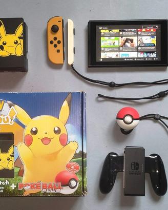 Switch Pokemon Let's Go Pikachu Limited Edition