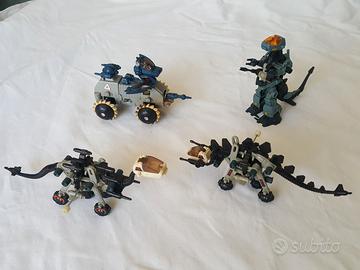 lotto Zoids 4 robot con scatole e istruzioni