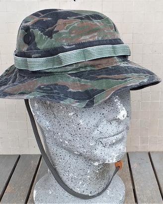 Berretto jungle U.S. Army Tiger Stripe marcato tgL