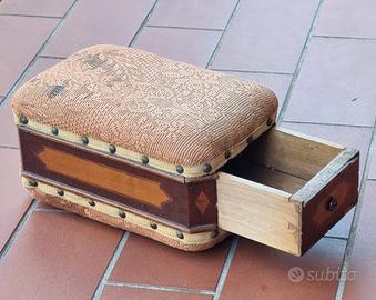 Porta spilli con cassetto primi 1900 sartoria