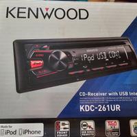 Autoradio Kenwood 261UR 120w Nuova usb aux