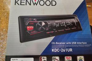 Autoradio Kenwood 261UR 120w Nuova usb aux