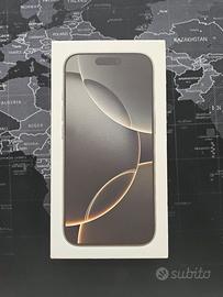iPhone 16 pro 256gb Natural titanium