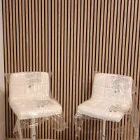 n 2 Sgabelli in similpelle colore bianco