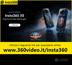 Insta360 X5 videocamera digitale nuovo modello TOP