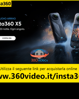 Insta360 X5 videocamera digitale nuovo modello TOP