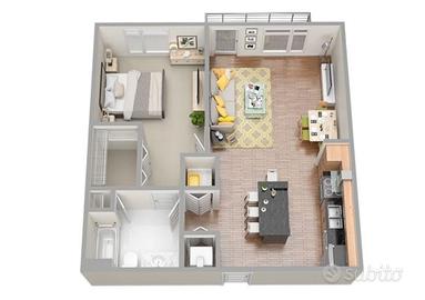 Bilocale con BALCONE / zona Ciampino