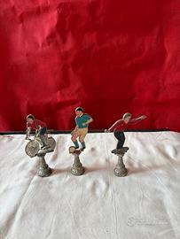 Statuette sport in metallo