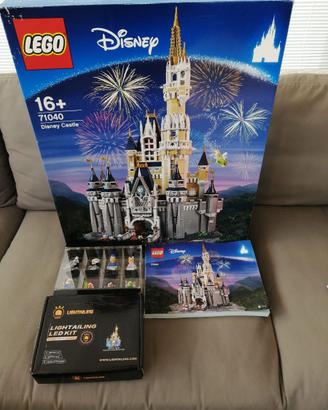 Lego 71040 Il Castello Disney USATO + luci led