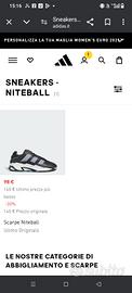 SNEAKERS ADIDAS NITEBALL NUOVE !