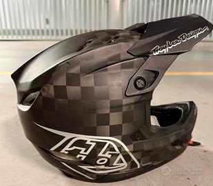 Casco Troy Lee integrale carbonio