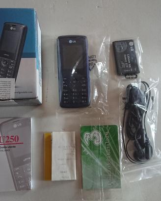 LG 3G SMARTPHONE CELLULARE U250 BLU TELEFONINO 