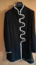 Cappotto nero  in lana Rinascimento 