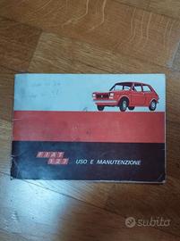 Libretto uso e manutenzione Fiat 127