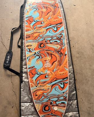 Tavola da surf softboard Olaian Decathlon + Sacca