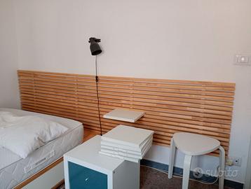Testiera letto legno