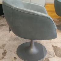 Set 3 poltrone grigie da arredamento