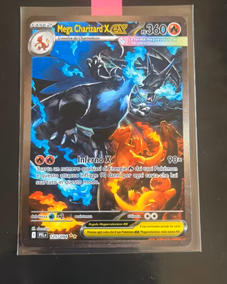 Pokemon mega charizard x ex 125/094 PFL IT