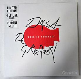 DALLA DE GREGORI WORK IN PROGRESS 4 LP LIVE, 180 g